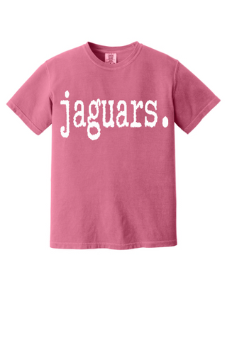 Jaguars Typography Comfort Colors Tee