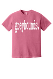 Greyhounds Typography Comfort Colors Tee