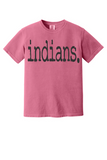 Indians Typography Comfort Colors Tee