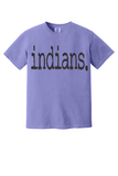 Indians Typography Comfort Colors Tee