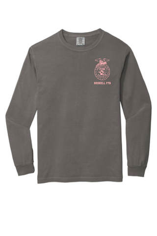 Haskell FFA Long Sleeve Tshirt Pink Design