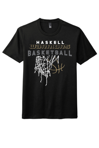 Haskell Warriors Basketball Player Name and No Personalized Tee