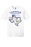 Lubbock Christian School Spirit White District Brand Tee