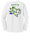 Santo School Spirit White District Brand Tee